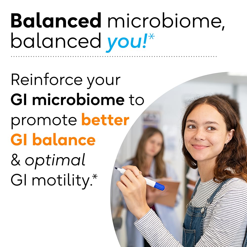 BioGaia Gastrus Gut Health Probiotic | Eases Abdominal Discomfort, Gas & Bloating | Promotes Regularity & a Healthy Gut | Contributes to a Balanced Microbiome | Backed by 30 Years of Research