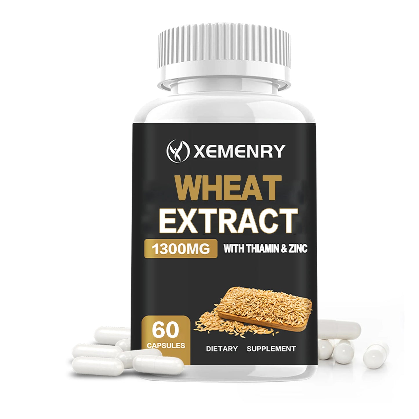 Fermented Wheat Germ Extract - Healthy Aging, Antioxidant, Immune Support - 60 Capsules