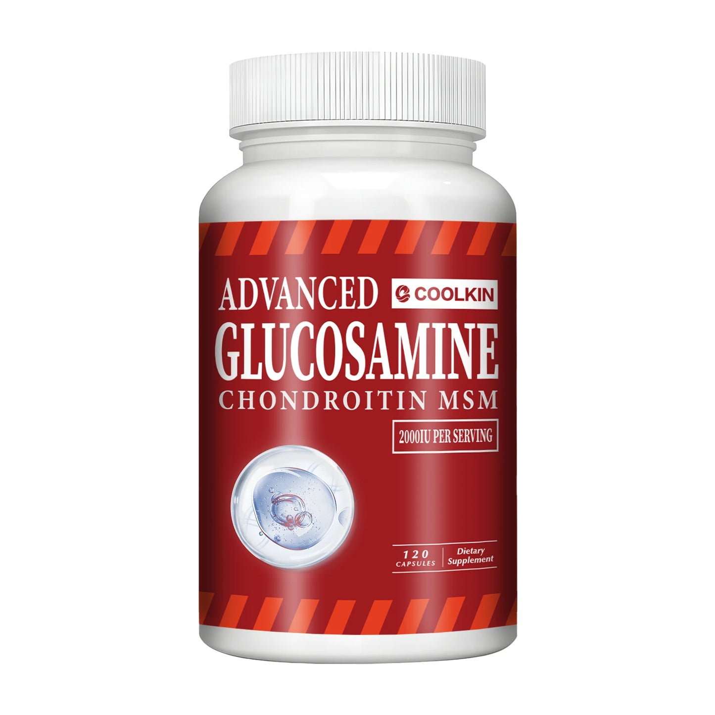 Advanced Glucosamine Chondroitin MSM - Supports Joint, Bone, and Cartilage Health, Enhances Joint Flexibility - 120 Capsules