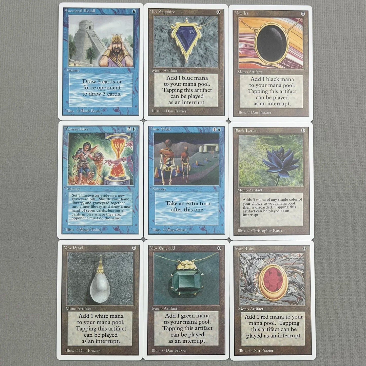 Whole Set TCG Cards for Home Play Proxy magical power9 beta fetch lands VMA dual shock land The One Ring gathering Sol Ring