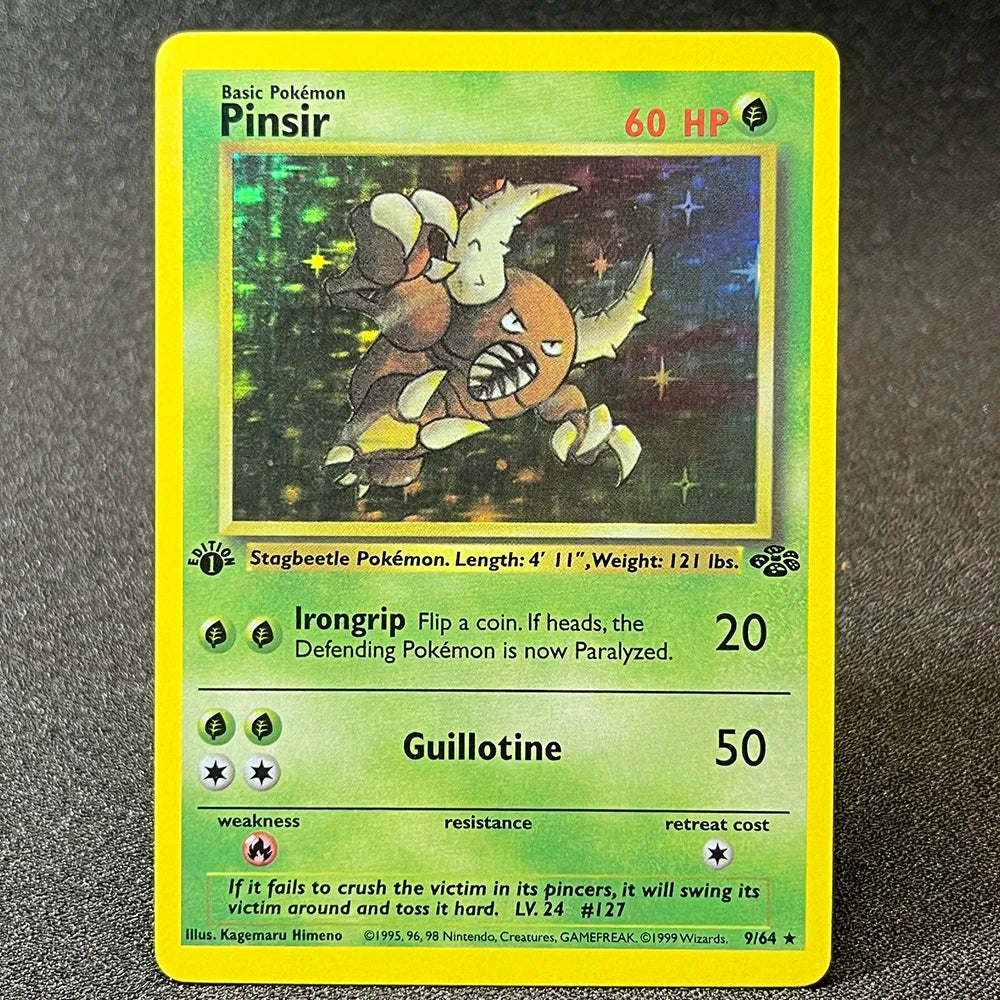 PKM Foil Cards Charizard Blastoise Venusaur Alakazam Mewtwo Zapdos Raichu 1996 1st Edition Game Collection PTCG Proxy Cards