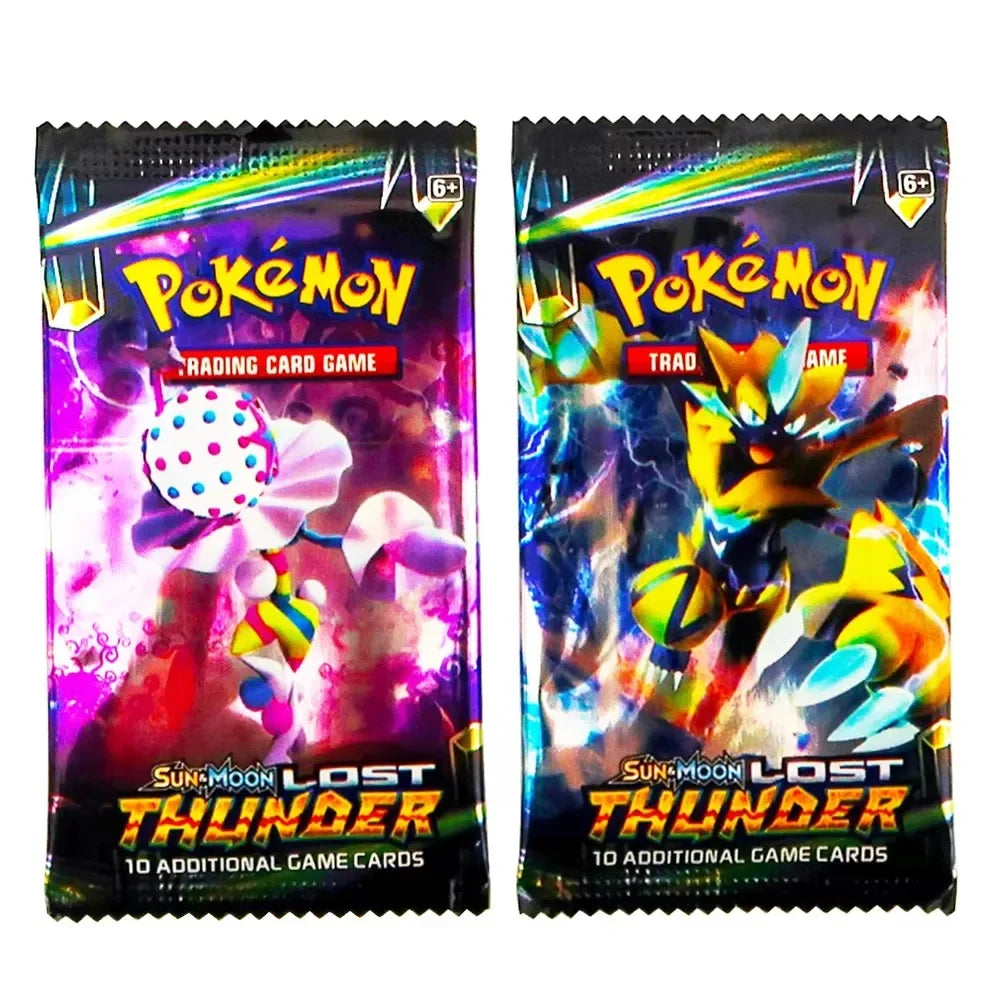 324Pcs/box Pokemon TCG: Sun & Moon Lost Thunder English Trading Card Game Booster Box Collectible Kids Toys Gift