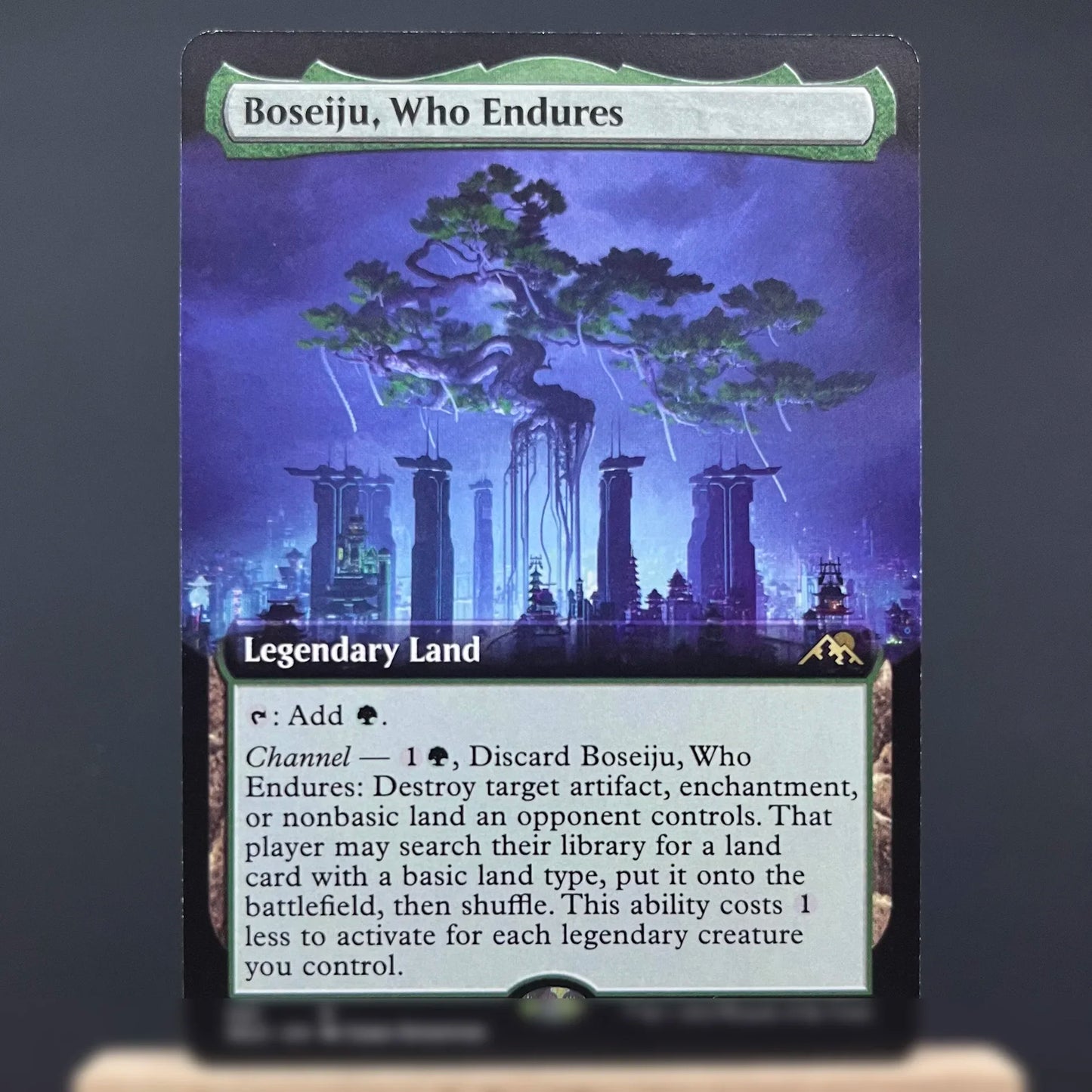 NEO DMR HOLO5-Ⅰ02 Tcg cards proxy magical the Boseiju, Who Endures The Wandering Emperor Otawara, Soaring City Vam gather