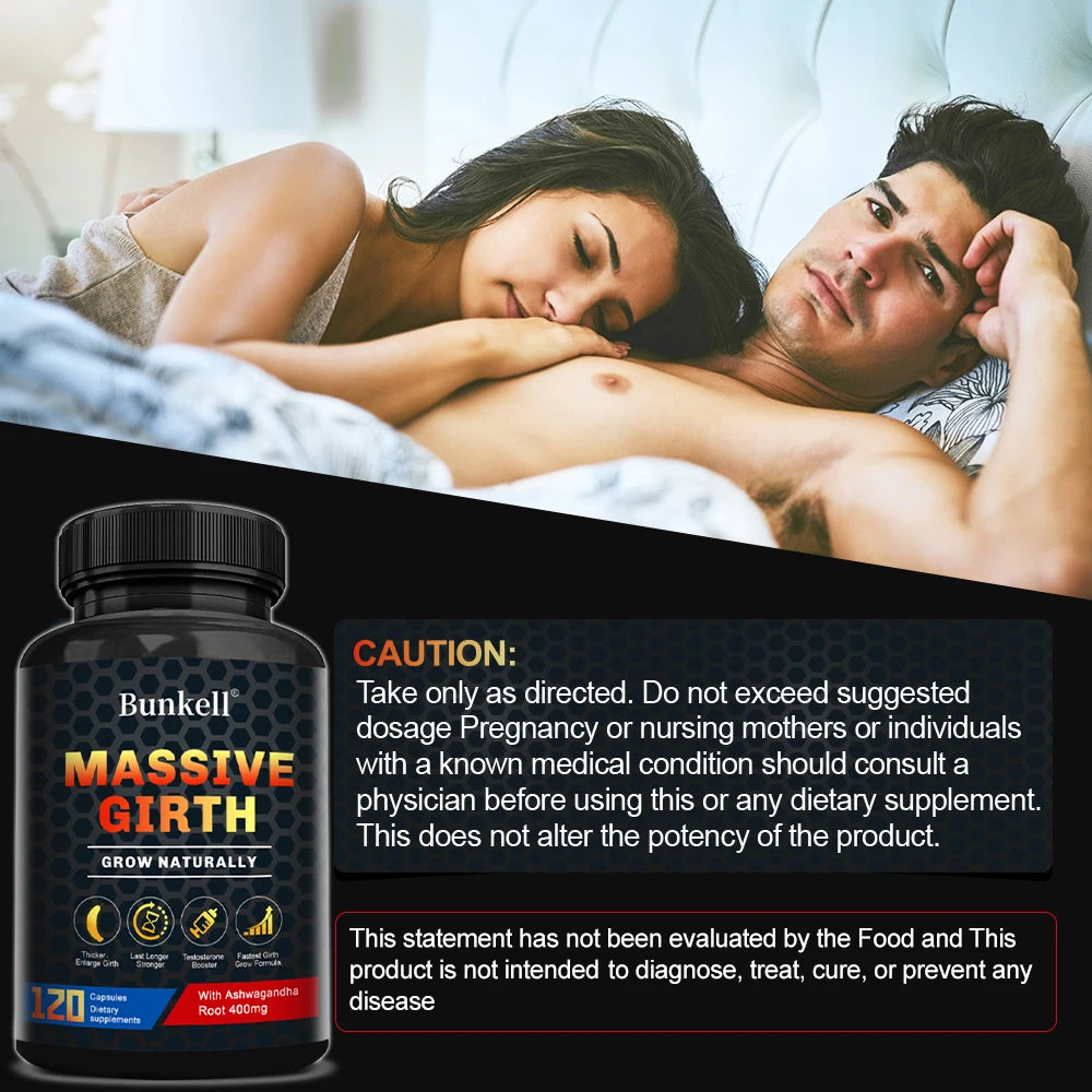Male Relationship Supplement, Hypoallergenic, Shelf Life 2-1.0 Years, Enhances Endurance and Energy