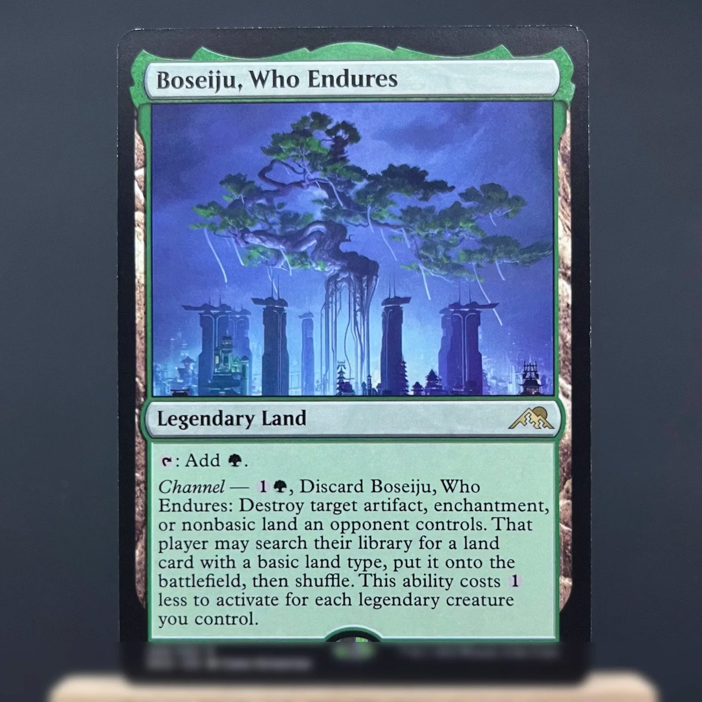 NEO DMR HOLO5-Ⅰ02 Tcg cards proxy magical the Boseiju, Who Endures The Wandering Emperor Otawara, Soaring City Vam gather