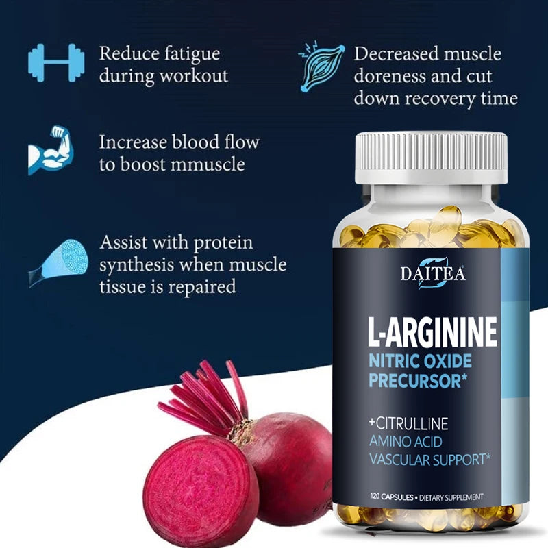 Men's Energy Supplement - Supports energy and endurance during exercise, improves athletic performance, promotes muscle growth