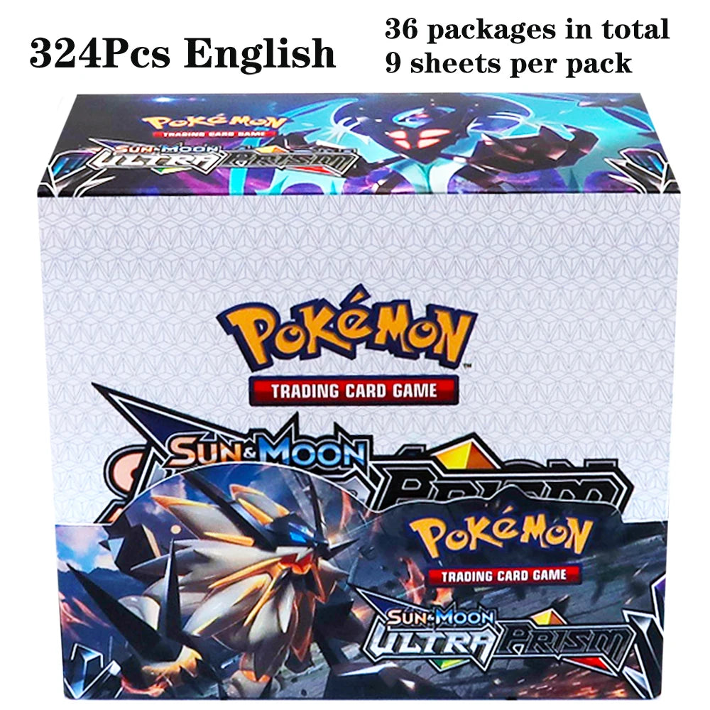 324Pcs/box Pokemon TCG: Sun & Moon Lost Thunder English Trading Card Game Booster Box Collectible Kids Toys Gift