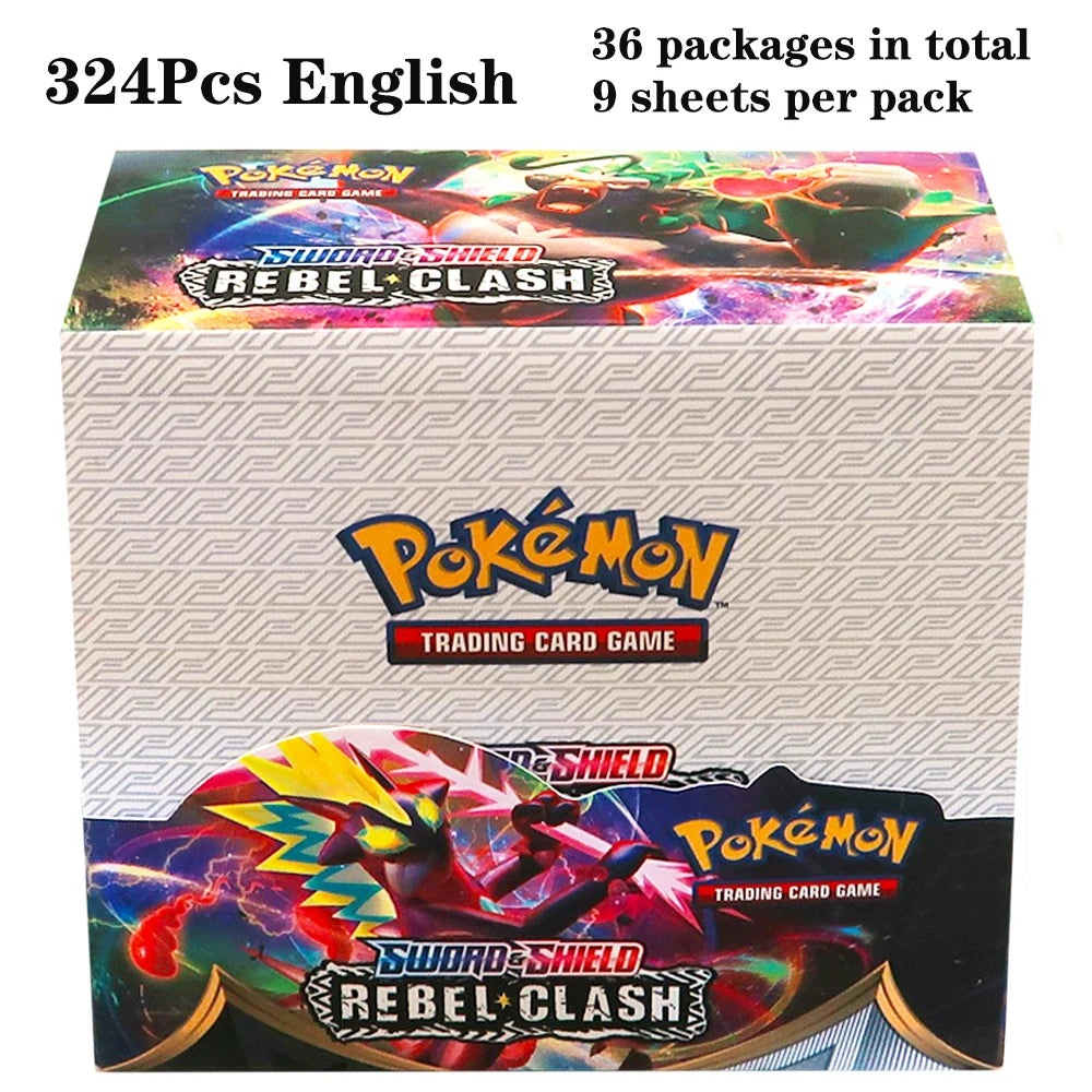 324Pcs/box Pokemon TCG: Sun & Moon Lost Thunder English Trading Card Game Booster Box Collectible Kids Toys Gift