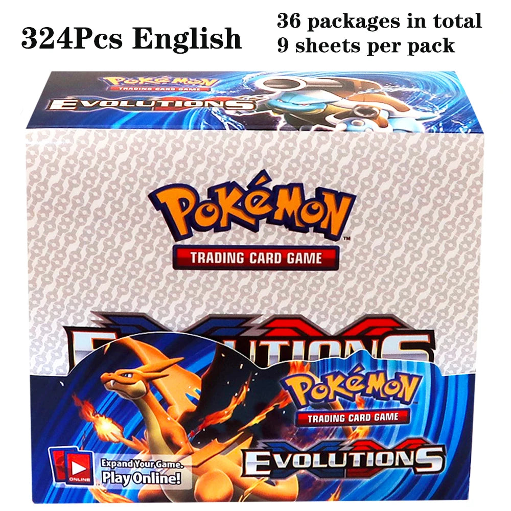 324Pcs/box Pokemon TCG: Sun & Moon Lost Thunder English Trading Card Game Booster Box Collectible Kids Toys Gift
