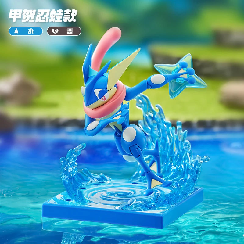 Original Blokees Pokemon Pikachu Eevee Charmander Charizard Greninja Meowscarada Ceruledge Cartoon Characters Building Block Toy