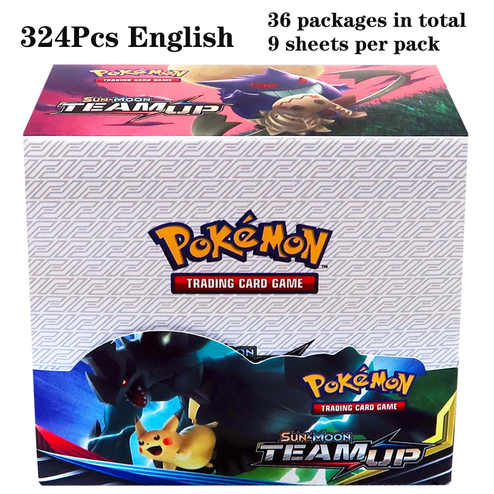 324Pcs/box Pokemon TCG: Sun & Moon Lost Thunder English Trading Card Game Booster Box Collectible Kids Toys Gift
