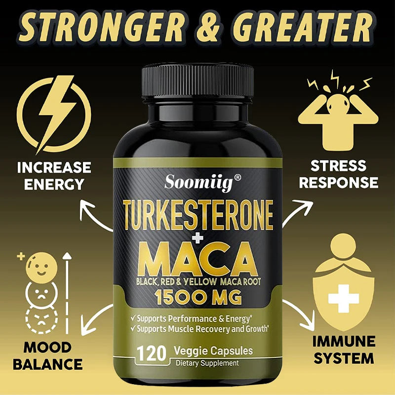 Endurance Supplement for Men - Supports Athletic Performance, Muscle Repair and Growth, Strength, Vitality and Overall Health