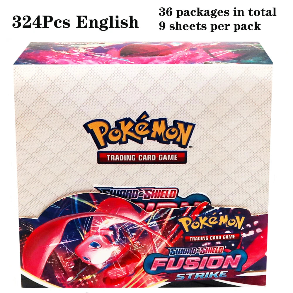 324Pcs/box Pokemon TCG: Sun & Moon Lost Thunder English Trading Card Game Booster Box Collectible Kids Toys Gift