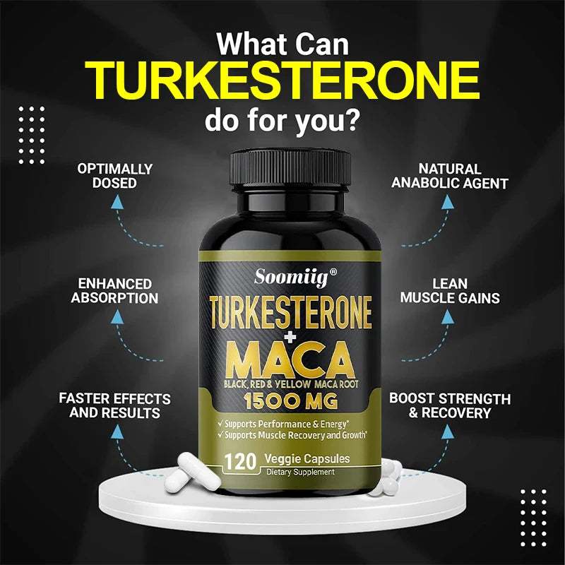 Endurance Supplement for Men - Supports Athletic Performance, Muscle Repair and Growth, Strength, Vitality and Overall Health