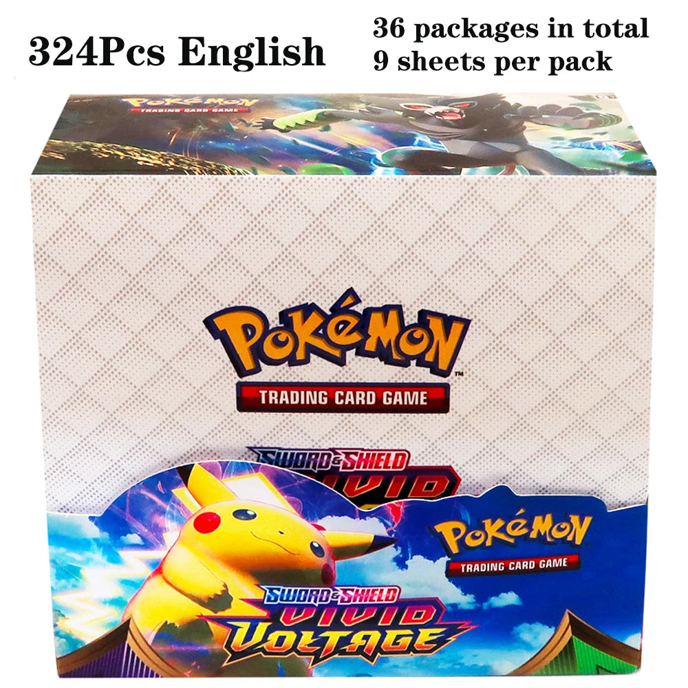324Pcs/box Pokemon TCG: Sun & Moon Lost Thunder English Trading Card Game Booster Box Collectible Kids Toys Gift