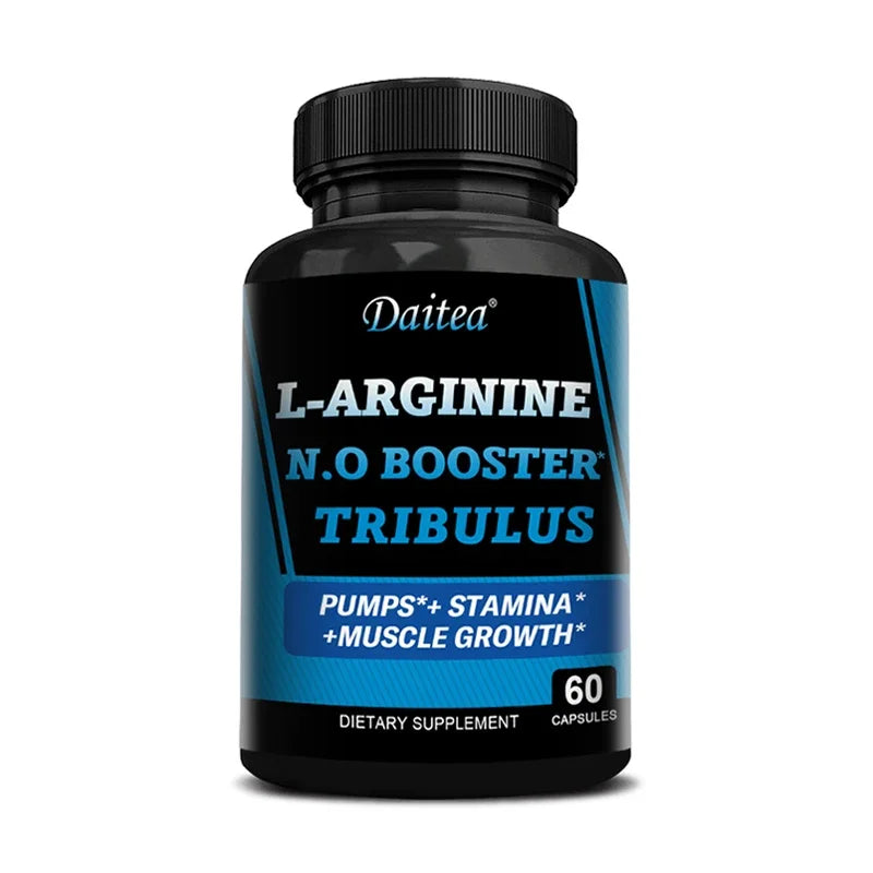 Male Strength Supplement - Contains Vitamins and Minerals to Support Male Energy, Muscle Mass and Blood Flow, 120 Capsules