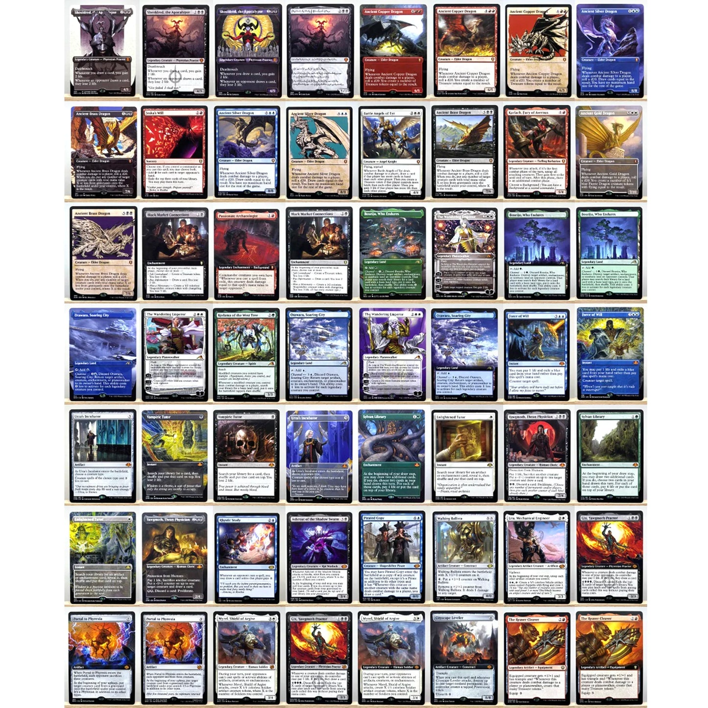NEO DMR HOLO5-Ⅰ02 Tcg cards proxy magical the Boseiju, Who Endures The Wandering Emperor Otawara, Soaring City Vam gather