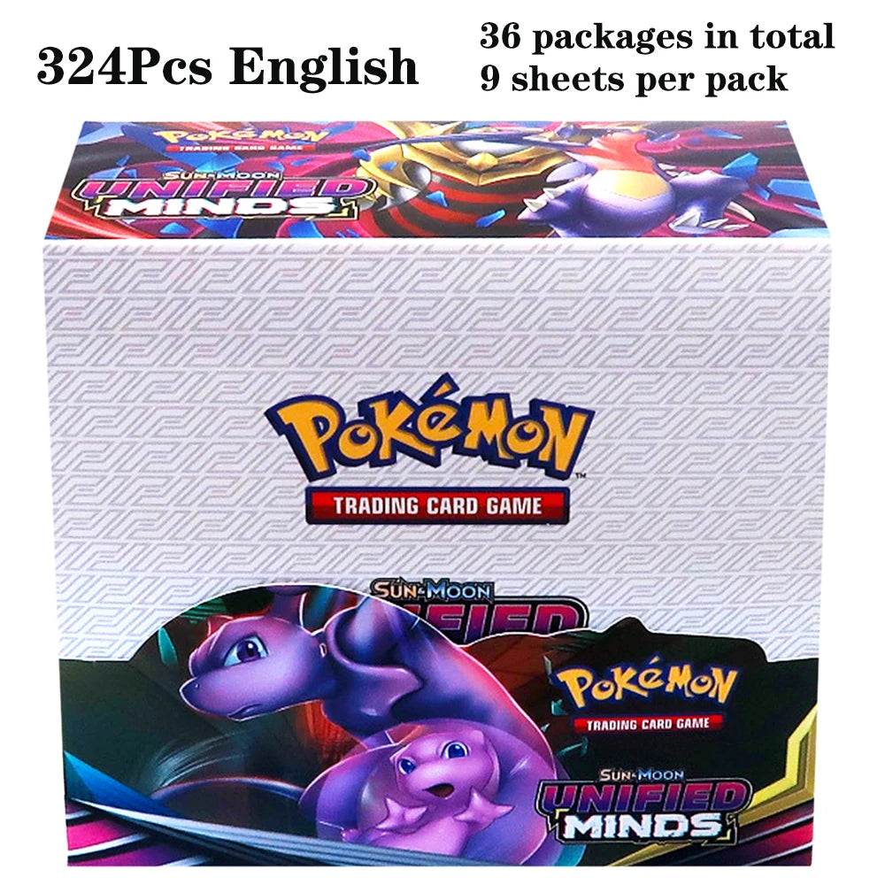 324Pcs/box Pokemon TCG: Sun & Moon Lost Thunder English Trading Card Game Booster Box Collectible Kids Toys Gift