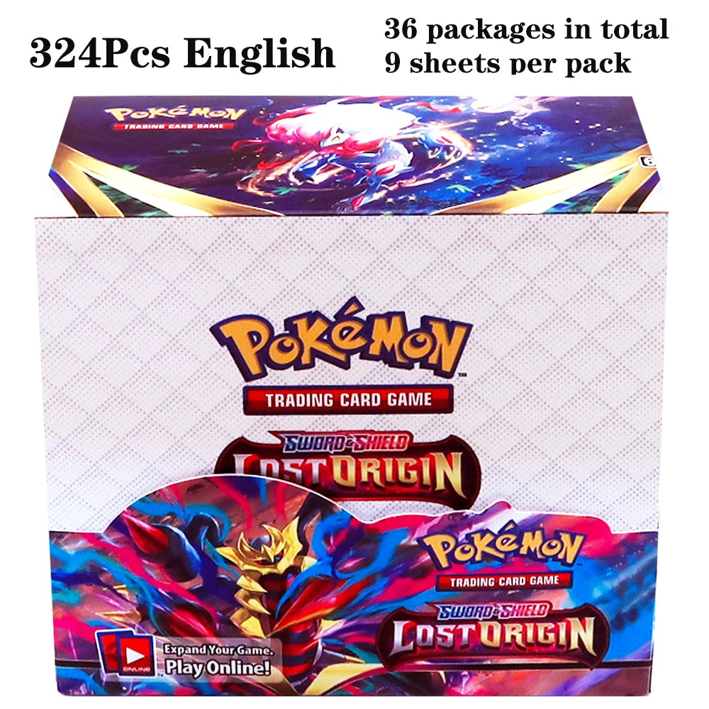 324Pcs/box Pokemon TCG: Sun & Moon Lost Thunder English Trading Card Game Booster Box Collectible Kids Toys Gift