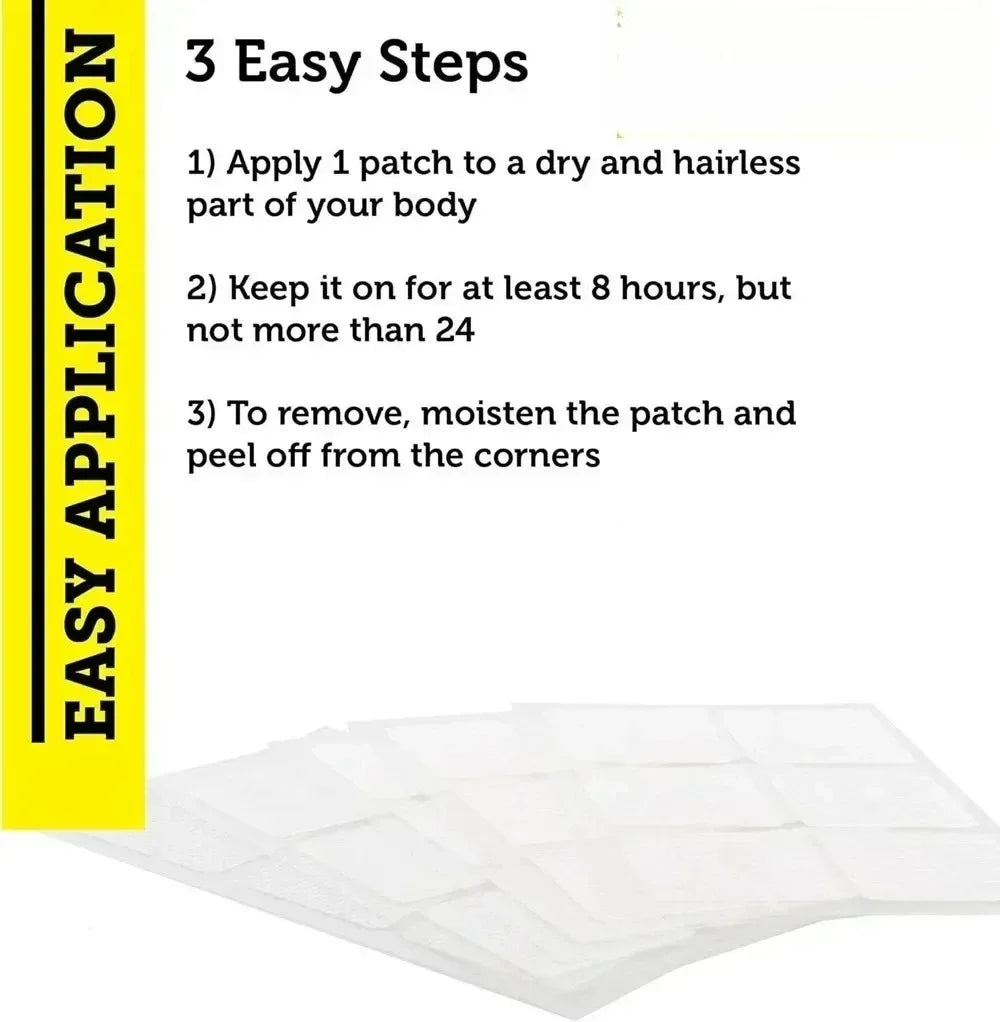 30 Patches Alpha Lipoic Acid Transdermal Patches with Vitamin B1 CoQ10-Supports Antioxidant Health