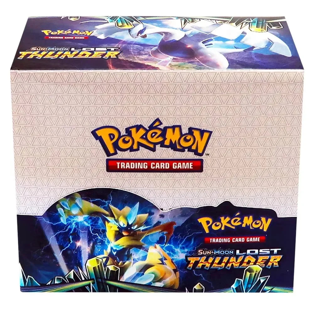 324Pcs/box Pokemon TCG: Sun & Moon Lost Thunder English Trading Card Game Booster Box Collectible Kids Toys Gift