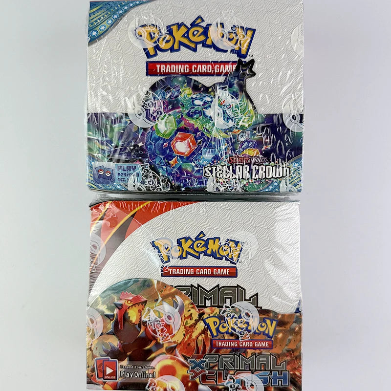 360 Card Boxed Sets - Pokémon | 151 - Evolutions -Scarlet Violet - XY - Booster Box Collectible Trading Card Game for kids