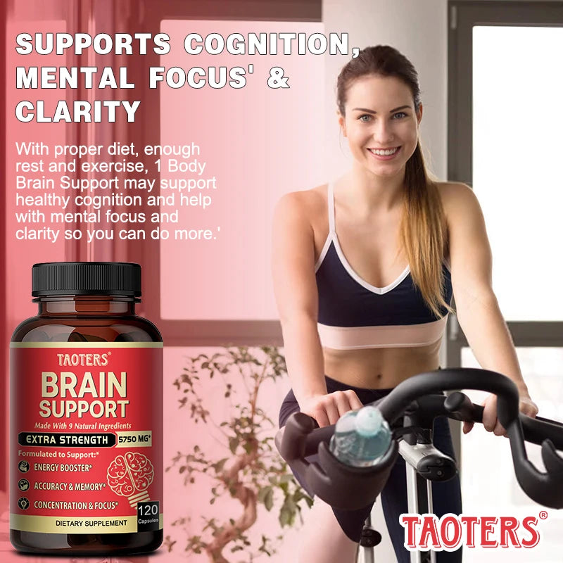 Ashwagandha Root Extract, Brain Support, Helps with Memory and Focus, Accuracy and Concentration, Energy Support.