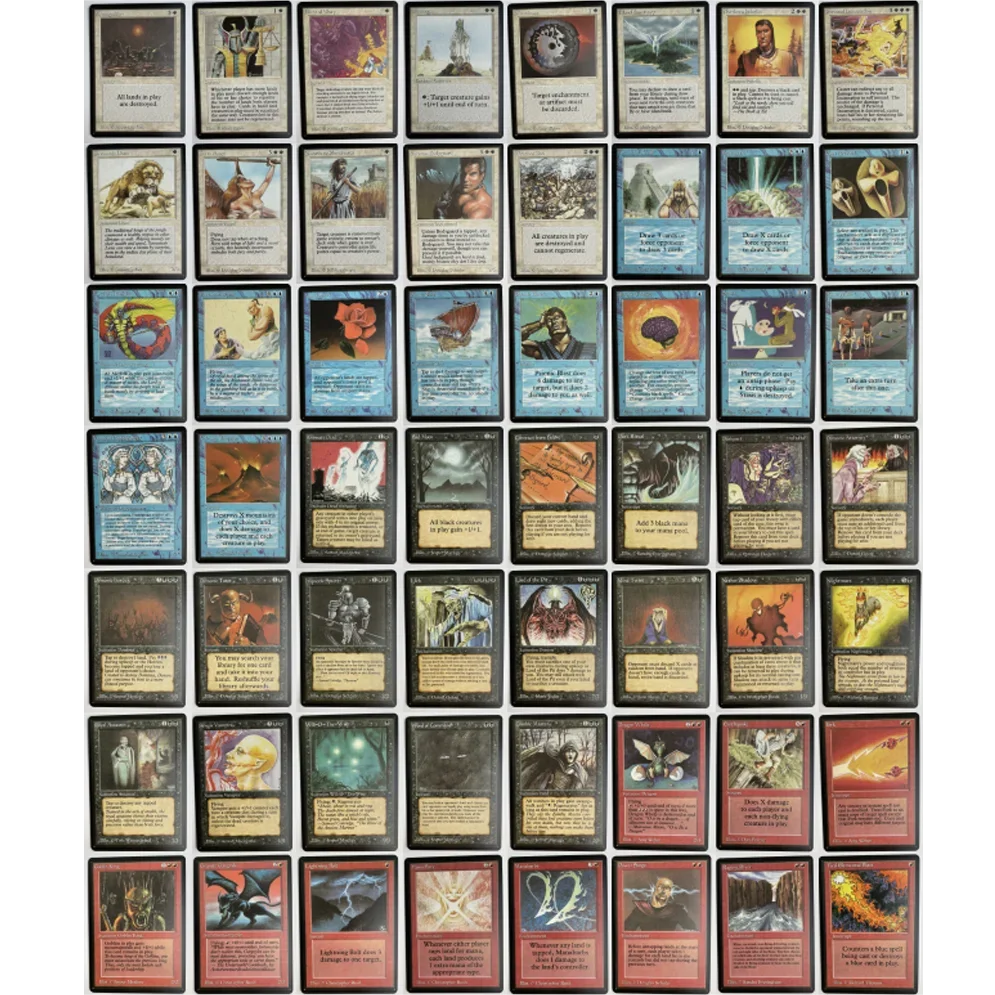 Whole Set TCG Cards for Home Play Proxy magical power9 beta fetch lands VMA dual shock land The One Ring gathering Sol Ring