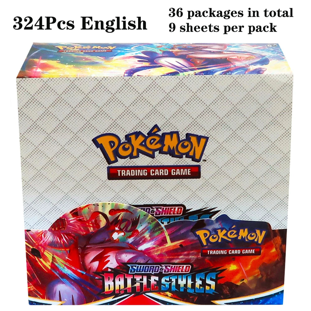 324Pcs/box Pokemon TCG: Sun & Moon Lost Thunder English Trading Card Game Booster Box Collectible Kids Toys Gift