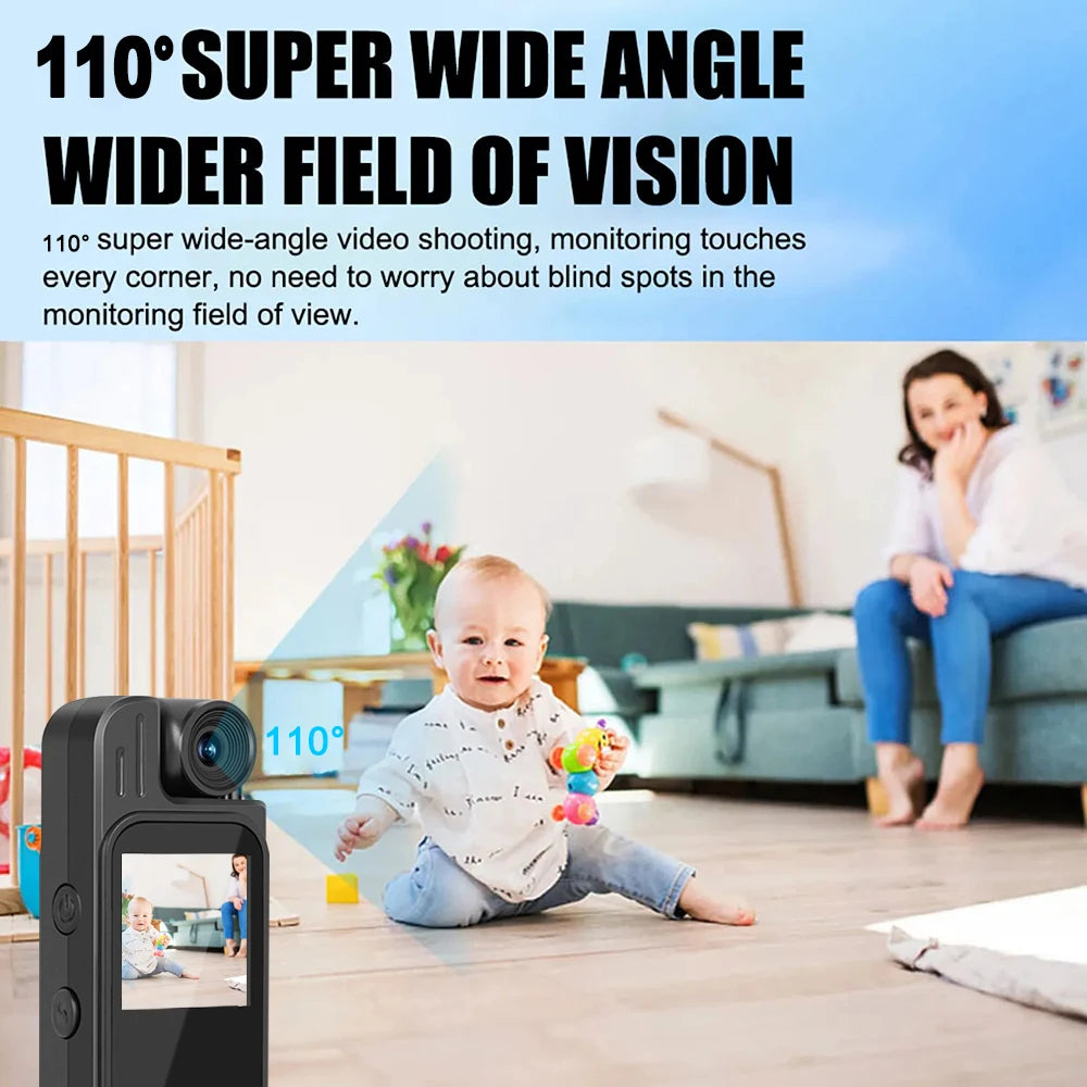 HD 1080P Mini Camera Portable Digital Video Recorder Worn Police Small Body Cam Infrared Night Vision Sports DV Camcorders
