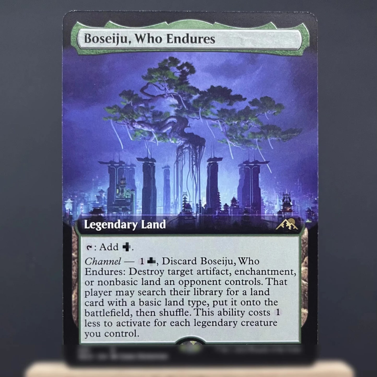 NEO DMR HOLO5-Ⅰ02 Tcg cards proxy magical the Boseiju, Who Endures The Wandering Emperor Otawara, Soaring City Vam gather