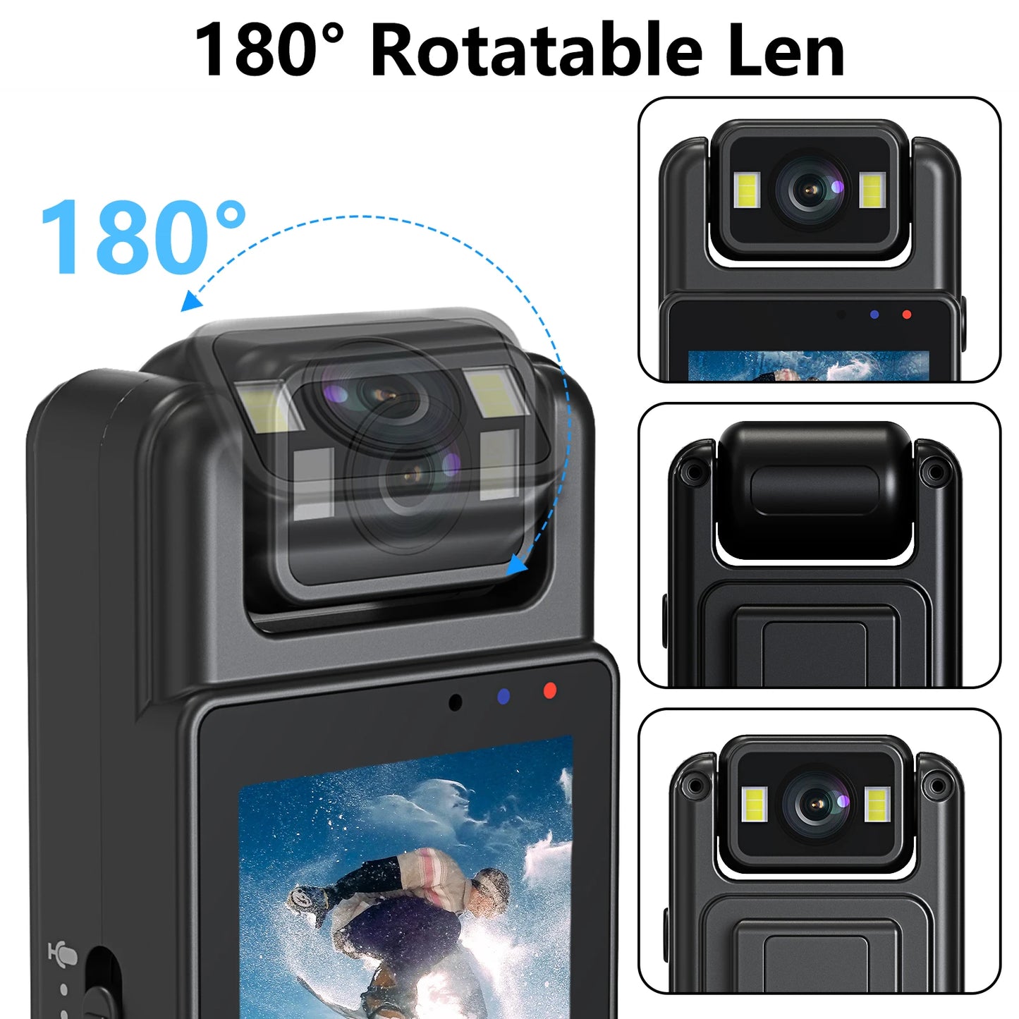 JOZUZE L12 Wifi Mini Camera 1080P Portable Digital Video Recorder Worn Police Small Body Cam Night Vision DV Miniature Camcorde