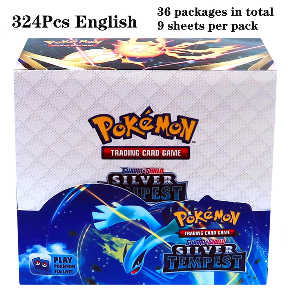 324Pcs/box Pokemon TCG: Sun & Moon Lost Thunder English Trading Card Game Booster Box Collectible Kids Toys Gift
