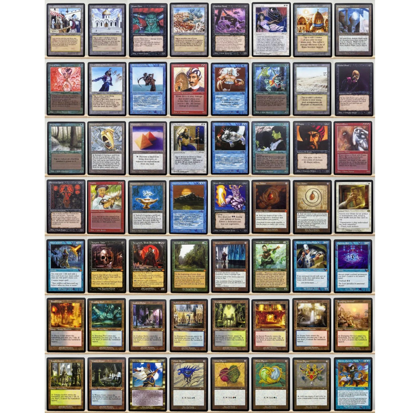 Whole Set TCG Cards for Home Play Proxy magical power9 beta fetch lands VMA dual shock land The One Ring gathering Sol Ring