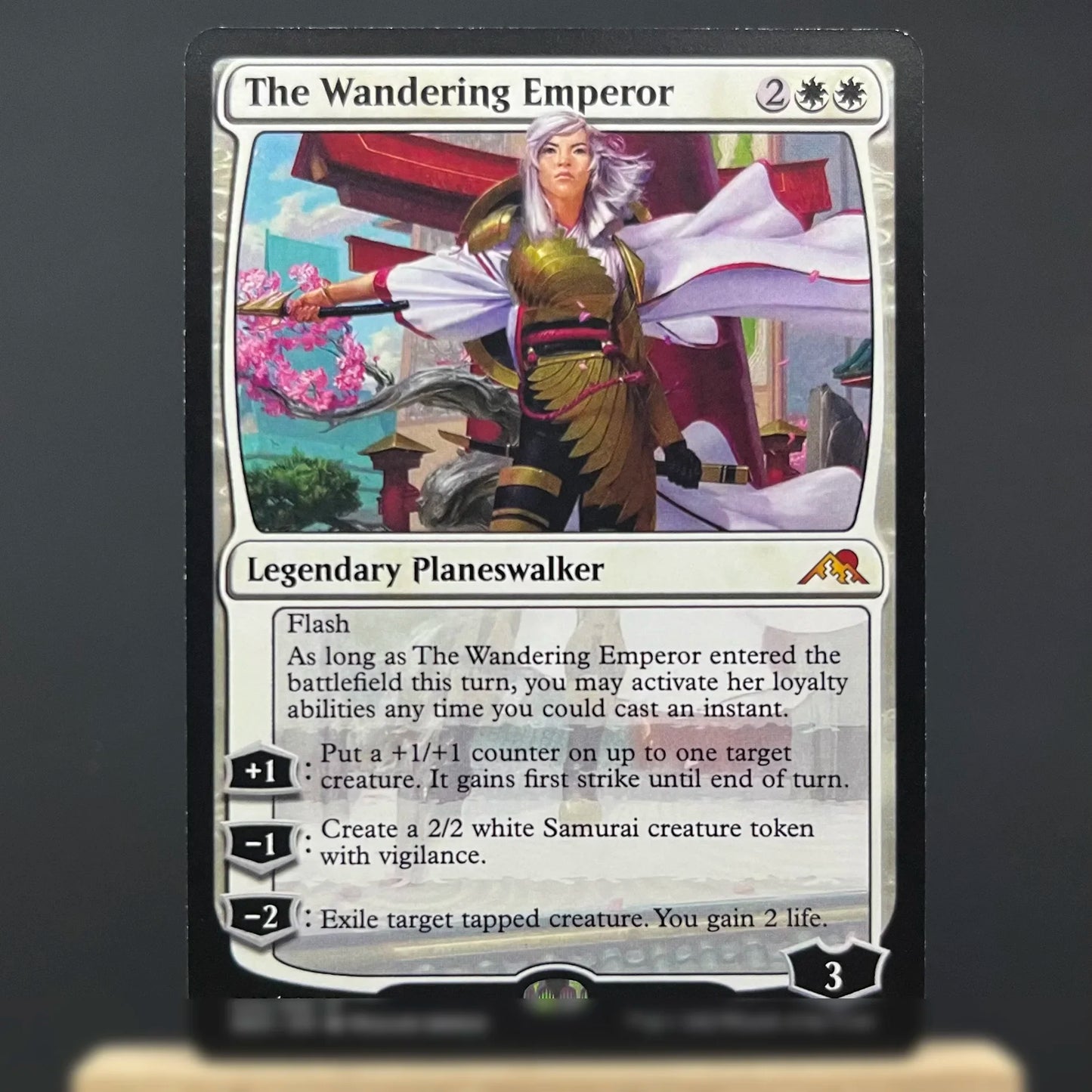 NEO DMR HOLO5-Ⅰ02 Tcg cards proxy magical the Boseiju, Who Endures The Wandering Emperor Otawara, Soaring City Vam gather