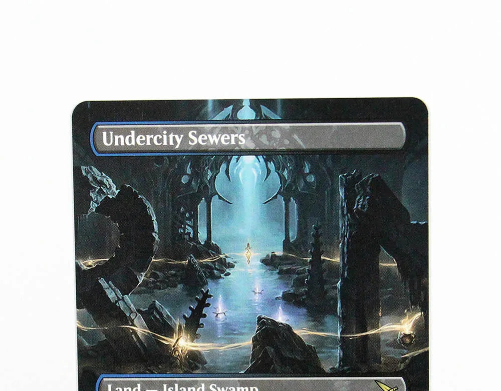 Holo/Foil Dual Lands borderless (MKM) TCG Magical proxy Cards Black Game Top Quality Gathering Board Game Trading Cards proxy