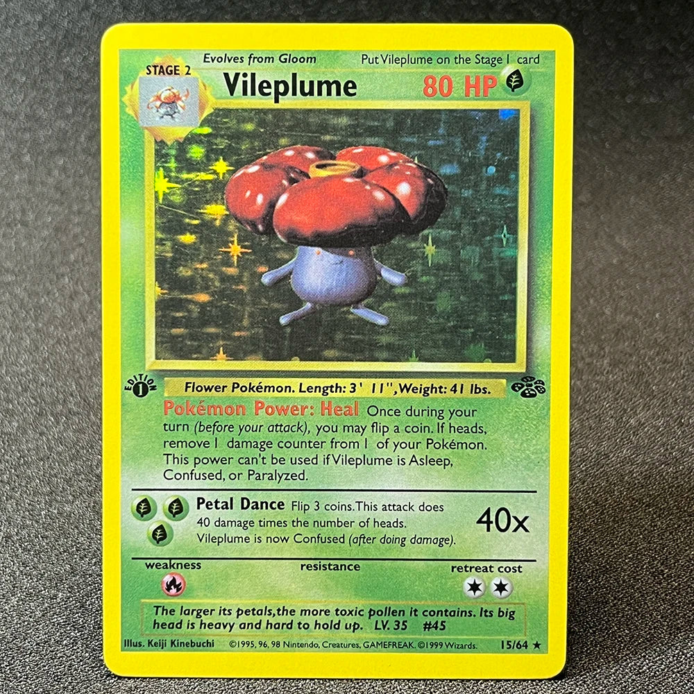 PKM Foil Cards Charizard Blastoise Venusaur Alakazam Mewtwo Zapdos Raichu 1996 1st Edition Game Collection PTCG Proxy Cards