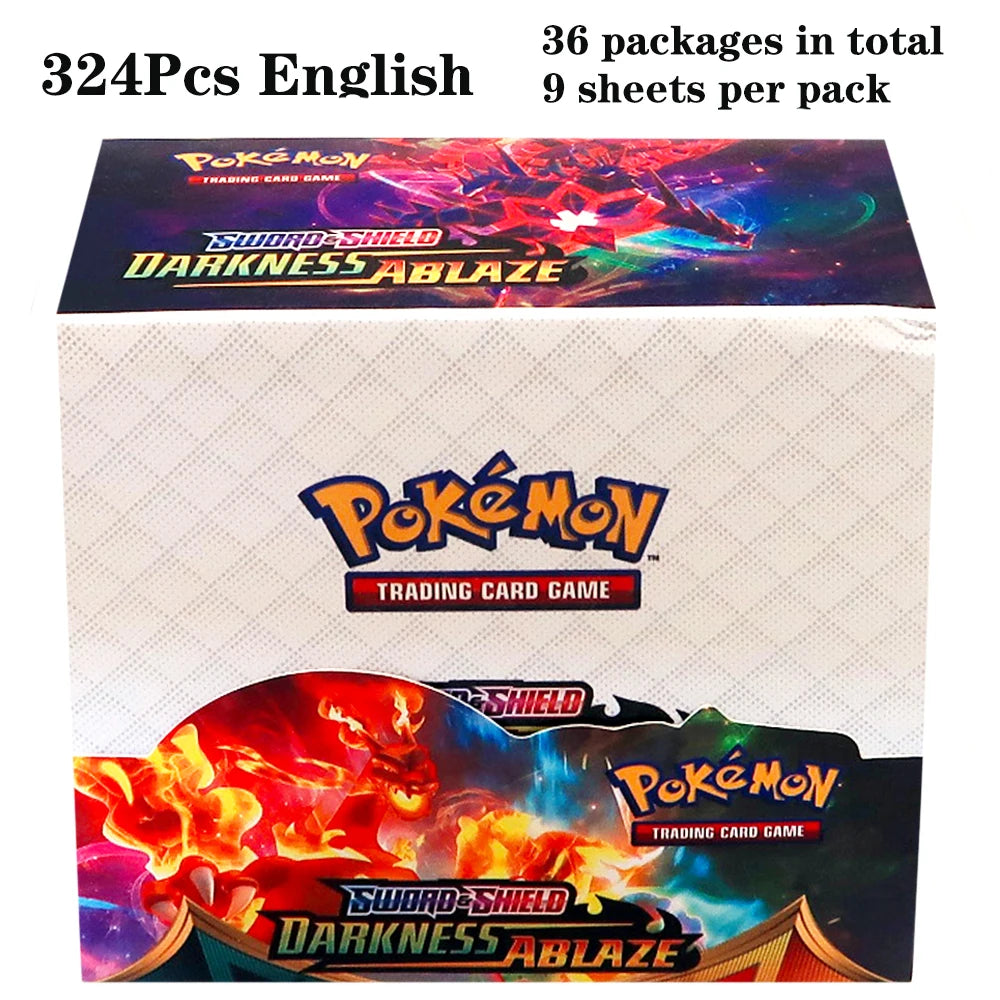 324Pcs/box Pokemon TCG: Sun & Moon Lost Thunder English Trading Card Game Booster Box Collectible Kids Toys Gift
