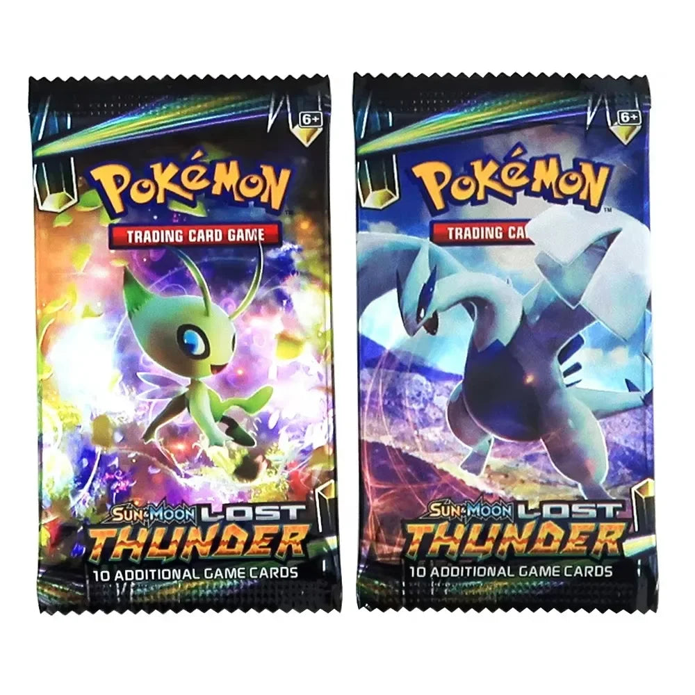 324Pcs/box Pokemon TCG: Sun & Moon Lost Thunder English Trading Card Game Booster Box Collectible Kids Toys Gift