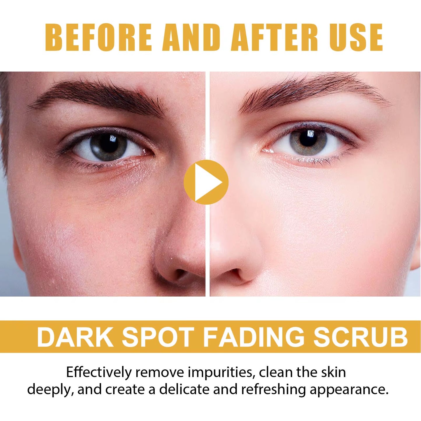 2Pcs Turmeric Exfoliating Cream Facial Cleansing Scrub Remove Aging Cuticle Firm Skin Deep Clean Pores Organic Facial Care Cream