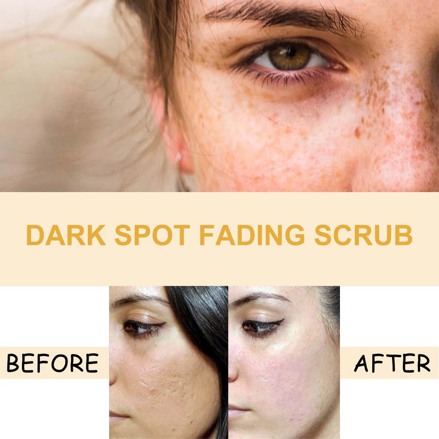 2Pcs Turmeric Exfoliating Cream Facial Cleansing Scrub Remove Aging Cuticle Firm Skin Deep Clean Pores Organic Facial Care Cream