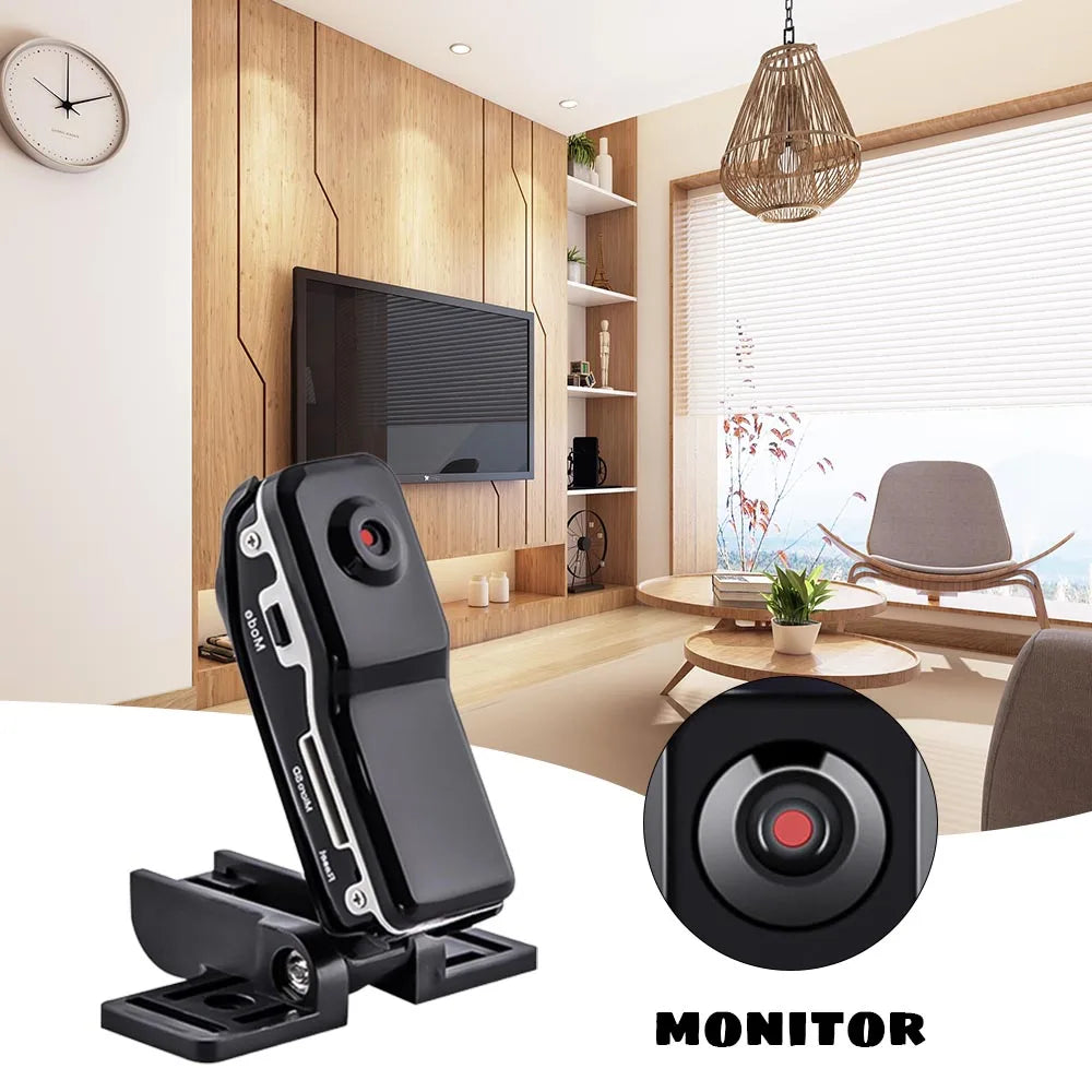 Mini DV Camera Wireless Micro Camera 720p HD Sensor Camcorder MD80 Video Audio Recorder Small Camera Collar Clip