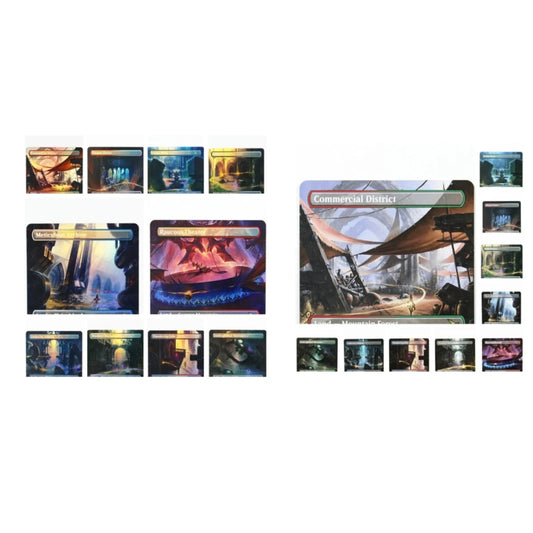 Holo/Foil Dual Lands borderless (MKM) TCG Magical proxy Cards Black Game Top Quality Gathering Board Game Trading Cards proxy