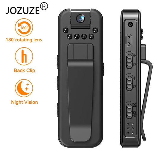 JOZUZE L7 HD 1080P Mini Camera Portable Small Digital Video Recorder Police BodyCam Infrared Night Vision Miniature Camcorder