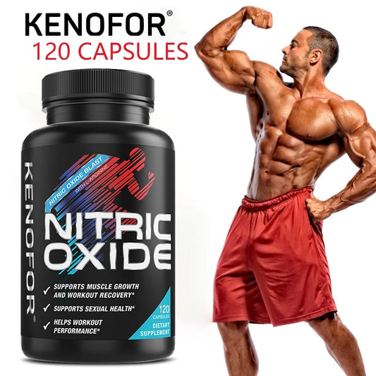 Energy Booster - Supports High Intensity Workouts, Muscle Growth and Recovery, Improves Workout Performance, 120 Capsules