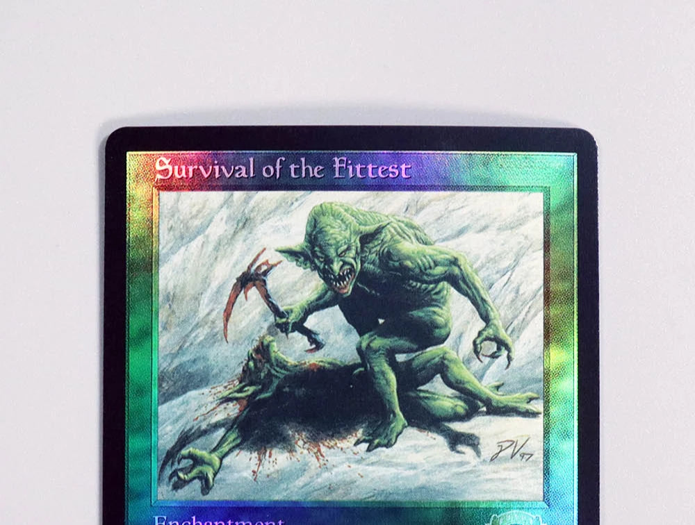 [Survival of the Fittest] TCG Magical Proxy Cards Game Black Top Quality Proxy Gathering Board Playing Game Trading Cards