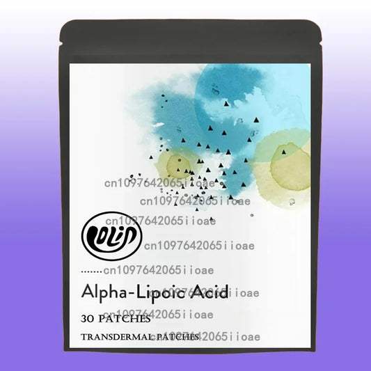 30 Patches Alpha Lipoic Acid Transdermal Patches with Vitamin B1 CoQ10-Supports Antioxidant Health