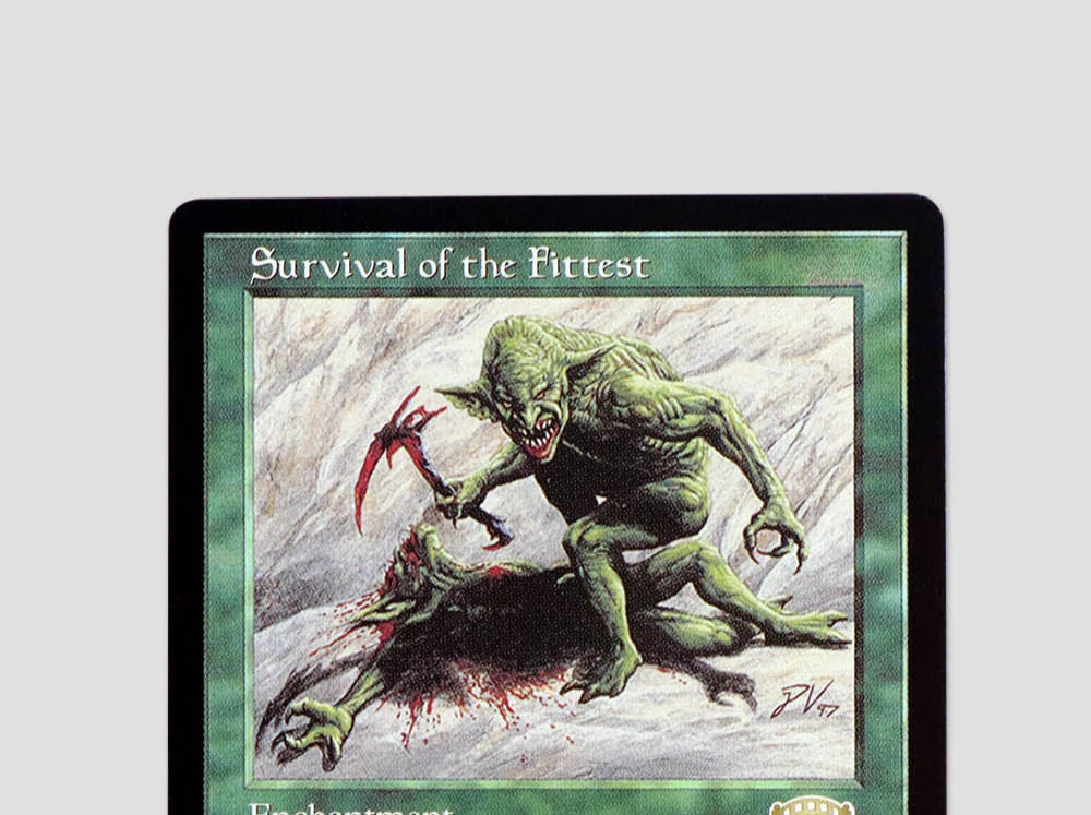 [Survival of the Fittest] TCG Magical Proxy Cards Game Black Top Quality Proxy Gathering Board Playing Game Trading Cards