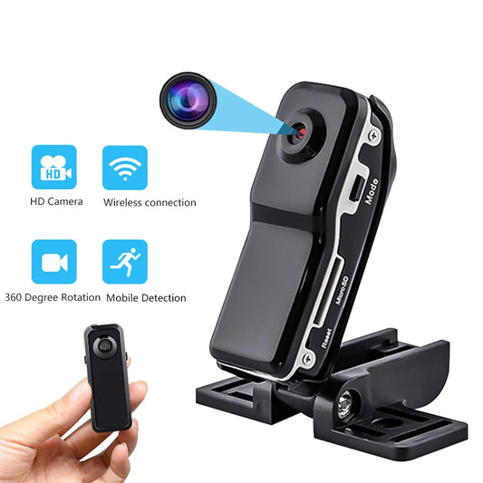 Mini DV Camera Wireless Micro Camera 720p HD Sensor Camcorder MD80 Video Audio Recorder Small Camera Collar Clip