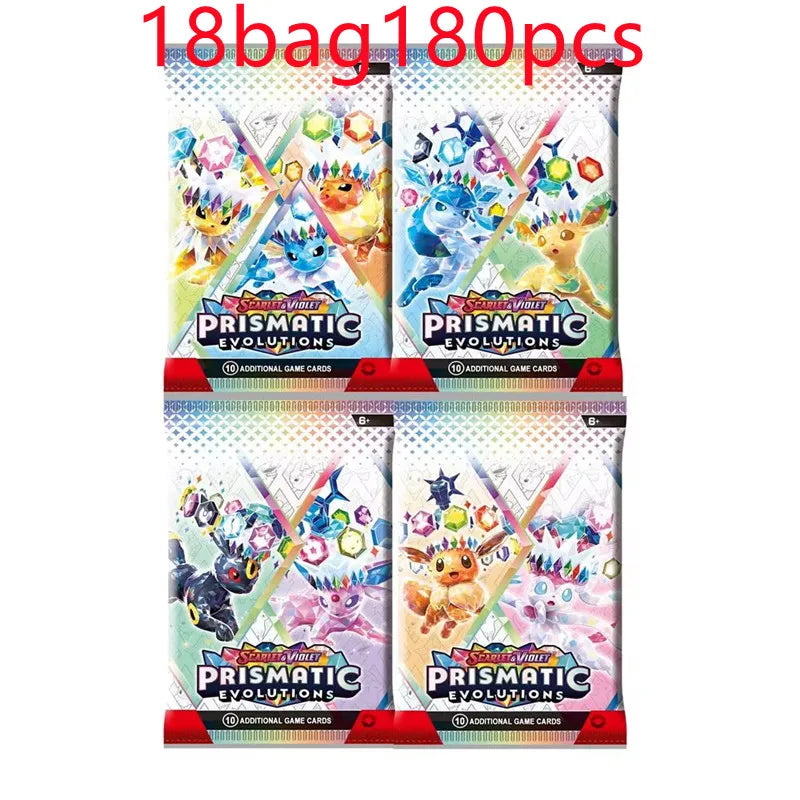 360-Pcs PokemonCard PrismaticEvolutions|ObsidianFlames|SurgingSparks|AssortedCards